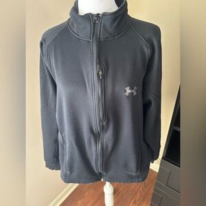 Under Armour women’s black full zip athletic jacket Large